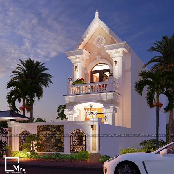 Thiết kế biệt thự anh Thiên Long Thành - Đồng Nai