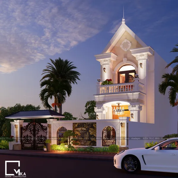 Thiết kế biệt thự anh Thiên Long Thành - Đồng Nai