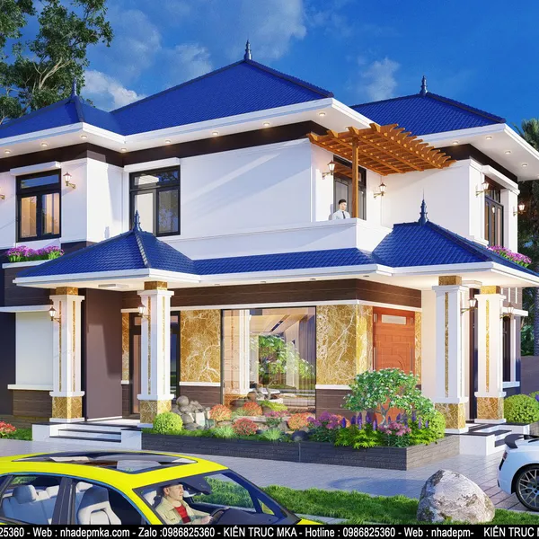 Biệt thự mái nhật anh Đạt Đồng Nai