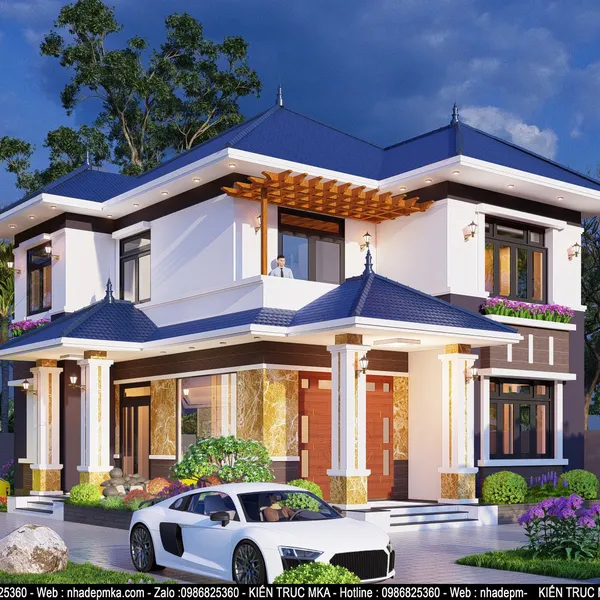 Biệt thự mái nhật anh Đạt Đồng Nai