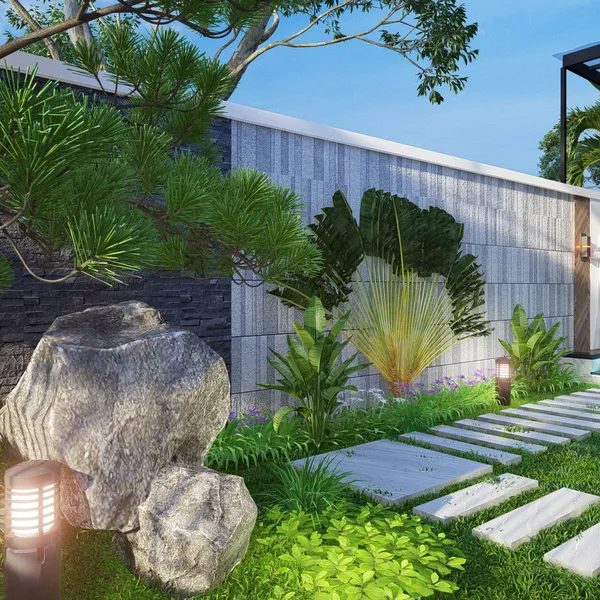 CẢI TẠO MẶT TIỀN SÂN VƯỜN VINHOME GRANDPARK ANH TOÀN