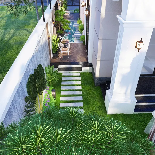 CẢI TẠO MẶT TIỀN SÂN VƯỜN VINHOME GRANDPARK ANH TOÀN