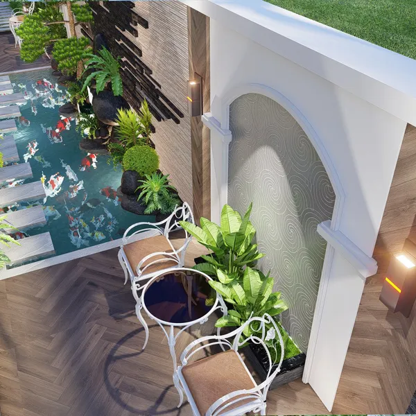 CẢI TẠO MẶT TIỀN SÂN VƯỜN VINHOME GRANDPARK ANH TOÀN