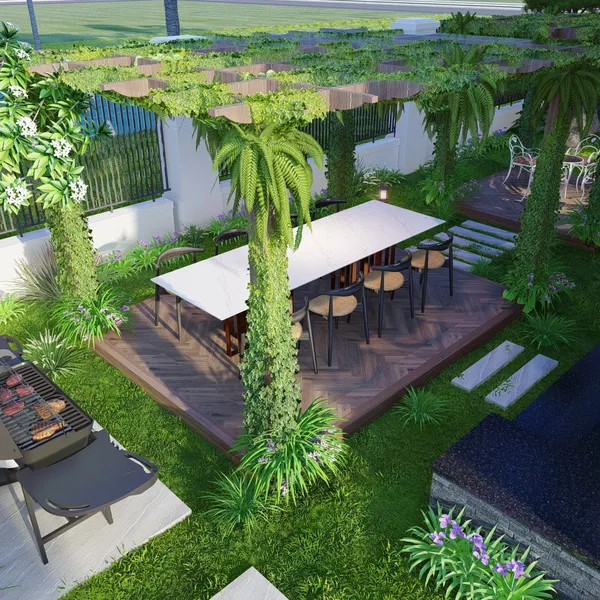 CẢI TẠO MẶT TIỀN SÂN VƯỜN VINHOME GRANDPARK ANH TOÀN