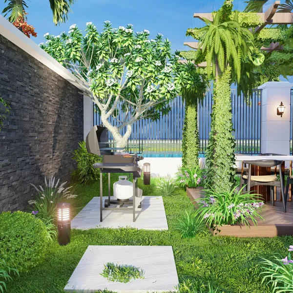 CẢI TẠO MẶT TIỀN SÂN VƯỜN VINHOME GRANDPARK ANH TOÀN