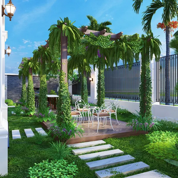 CẢI TẠO MẶT TIỀN SÂN VƯỜN VINHOME GRANDPARK ANH TOÀN