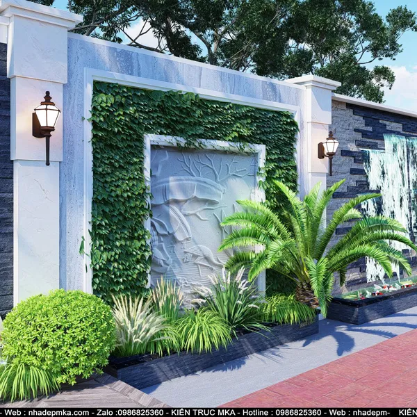 Thiết kế hồ koi sân vườn chú Tùng