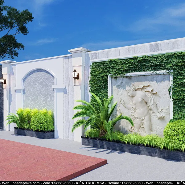 Thiết kế hồ koi sân vườn chú Tùng