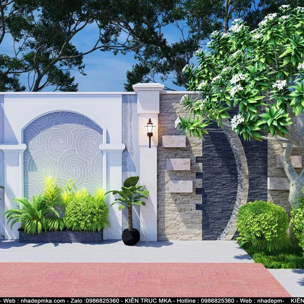 Thiết kế hồ koi sân vườn chú Tùng