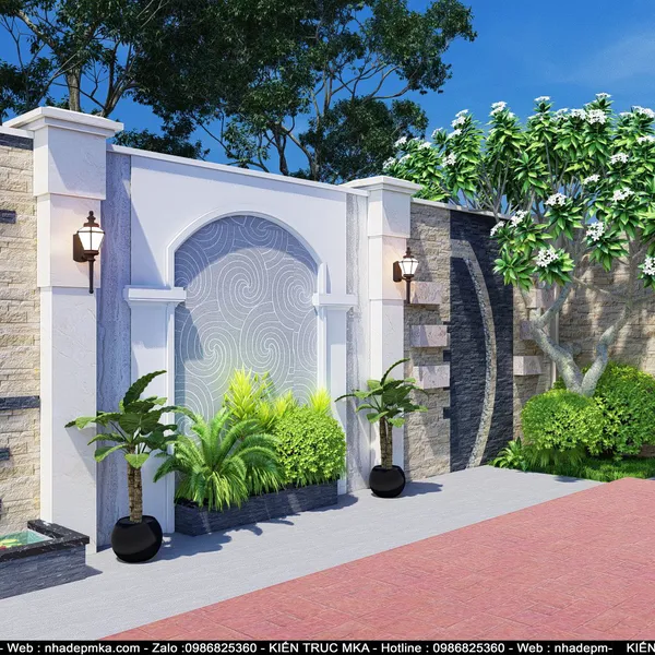 Thiết kế hồ koi sân vườn chú Tùng