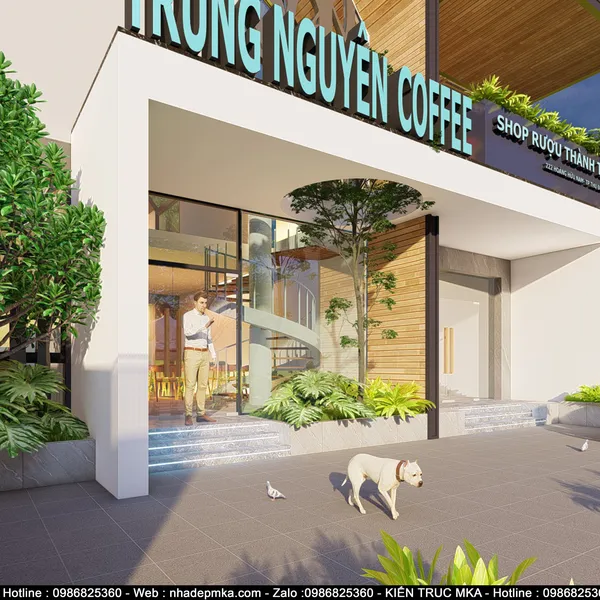 Thiết kế cafe Trung Nguyên chị Thúy quận 9 TP.HCM