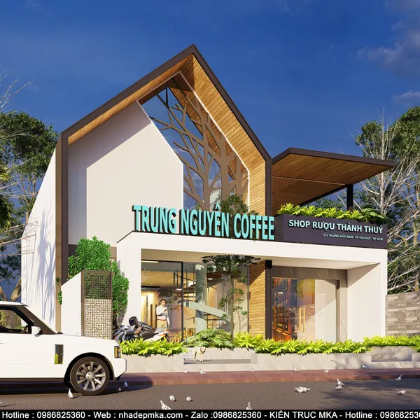 Thiết kế cafe Trung Nguyên chị Thúy quận 9 TP.HCM