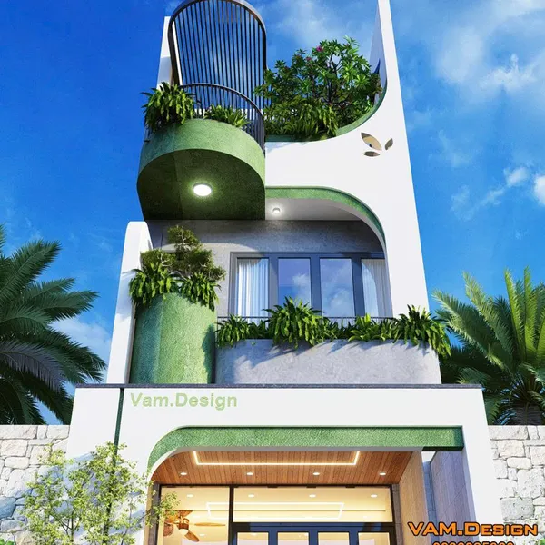 Thiết kế nhà phố - 4 x 14