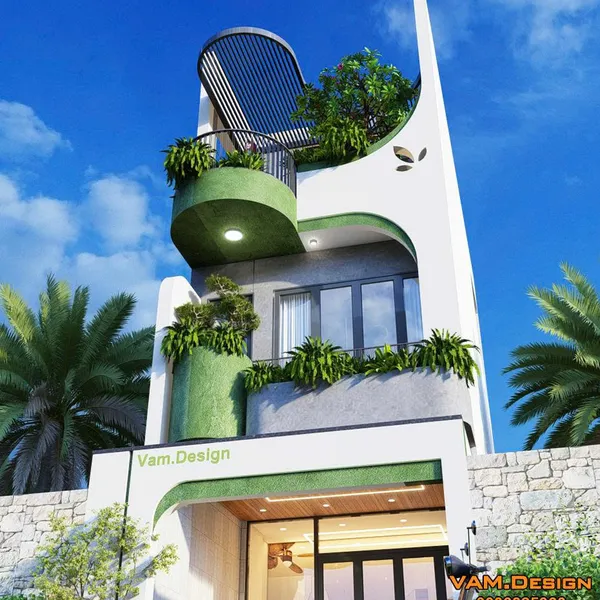 Thiết kế nhà phố - 4 x 14