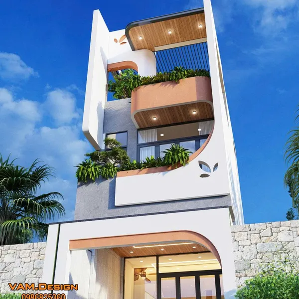 Thiết kế nhà phố 4x12.5