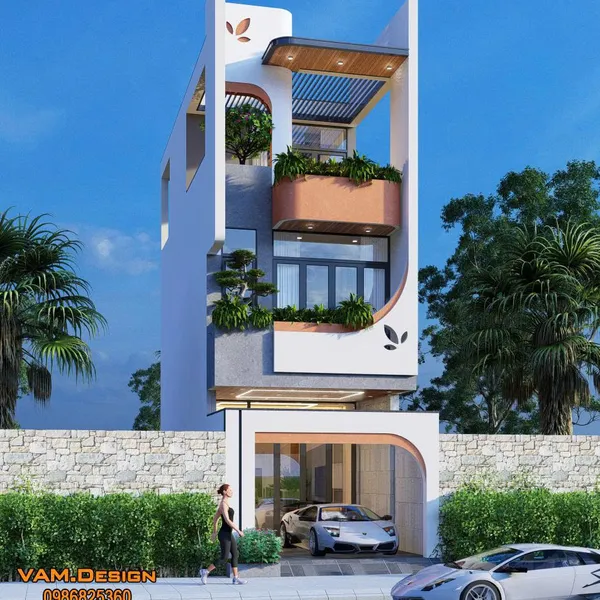 Thiết kế nhà phố 4x12.5