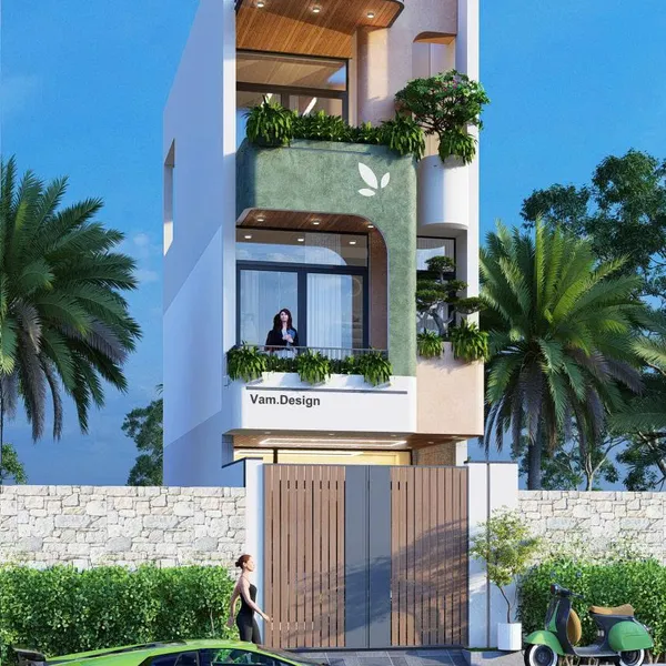 Thiết kế Nhà phố 4x13.5m