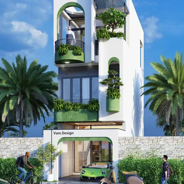 THIẾT KẾ NHÀ  PHỐ 4X13.5M