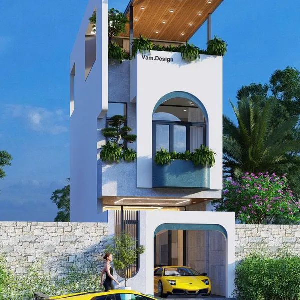 Thiết kế nhà phố 4x12.5