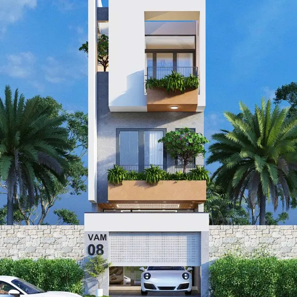 Thiết Kế Nhà Phố 4x12.5m hiện đại