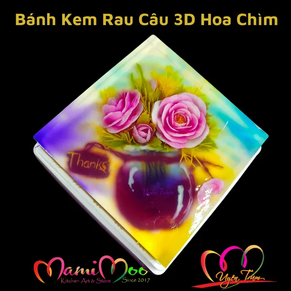 Bánh Rau Câu 3D Size 30cm