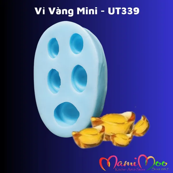 Khuôn Silicon Vỉ Vàng Mini - UT339