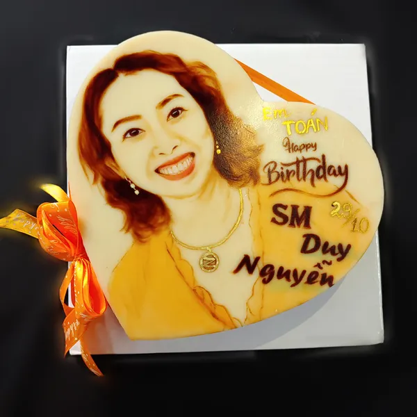 Bánh Rau Câu Vẽ Chân Dung THEO YÊU CẦU size 24cm