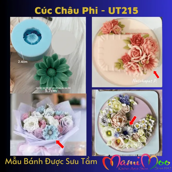 Khuôn Silicon Cúc Châu Phi - UT215