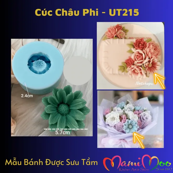 Khuôn Silicon Cúc Châu Phi - UT215