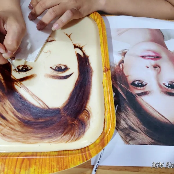 Lớp Rau Câu Vẽ Chân Dung Bằng Cọ - Không Cần Biết Vẽ