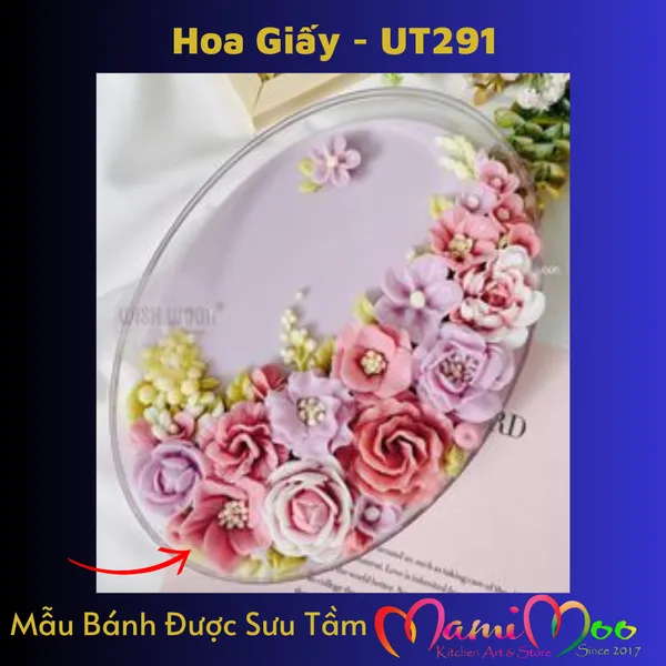Khuôn Silicon Hoa Giấy 5 Cánh - UT291