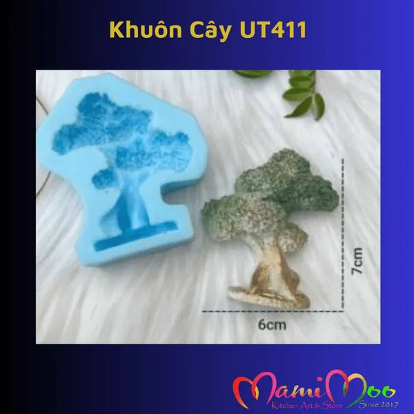 Khuôn Silicon Khuôn Cây - UT411