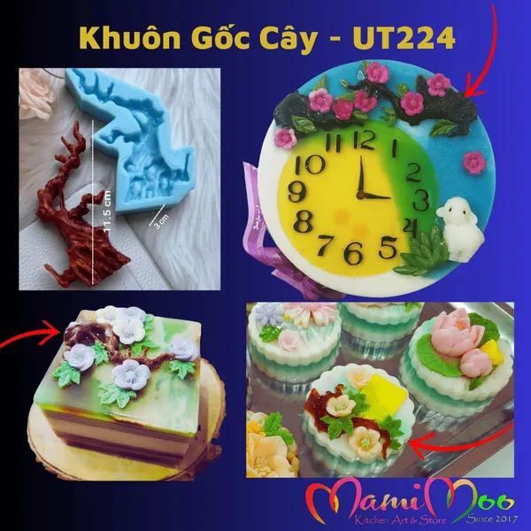 Khuôn Silicon Gốc Cây - UT224