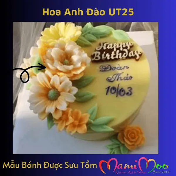 Khuôn Silicon Hoa Anh Đào - UT25