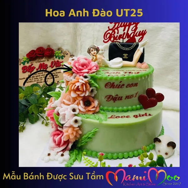 Khuôn Silicon Hoa Anh Đào - UT25