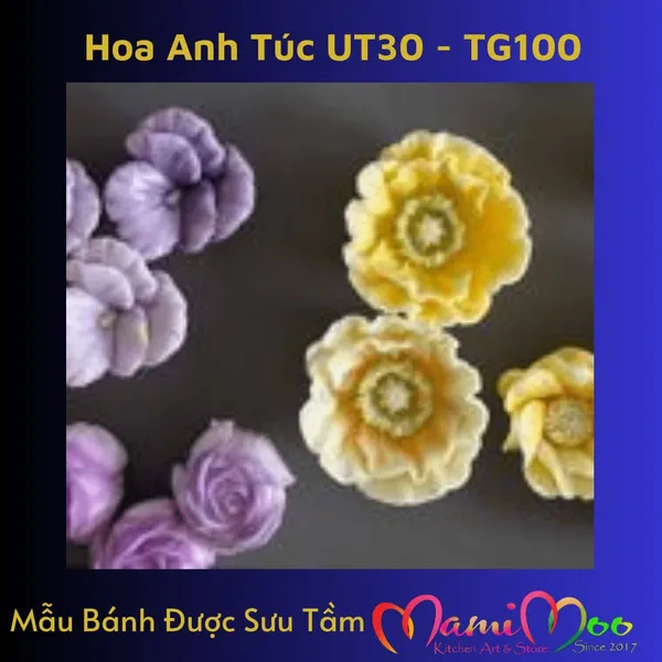 Khuôn Silicon Hoa Anh Túc - UT30