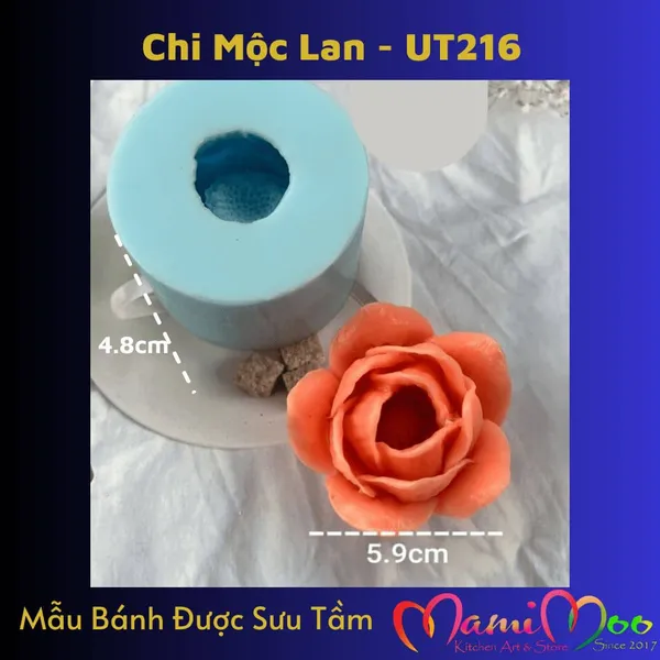 Khuôn Silicon Hoa Chi Mộc Lan - UT216