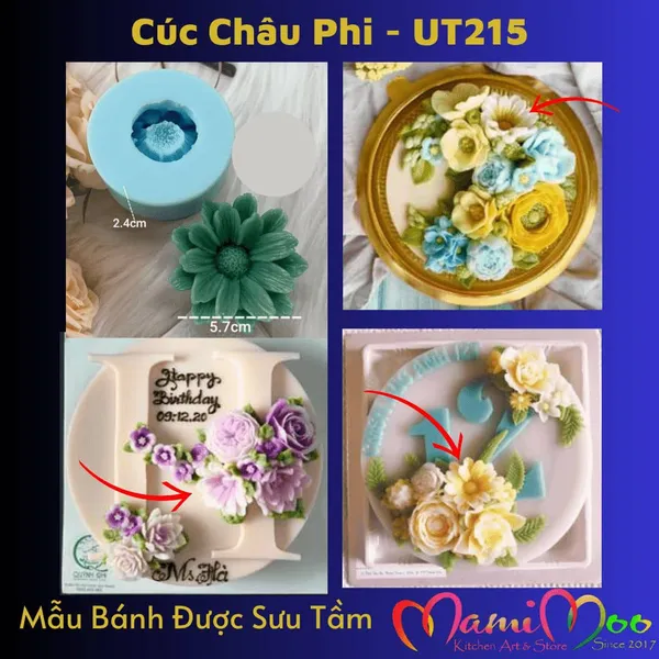Khuôn Silicon Cúc Châu Phi - UT215