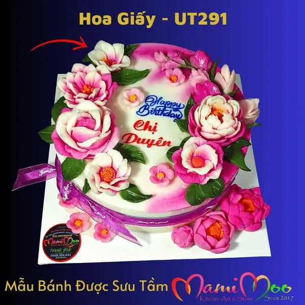 Khuôn Silicon Hoa Giấy 5 Cánh - UT291