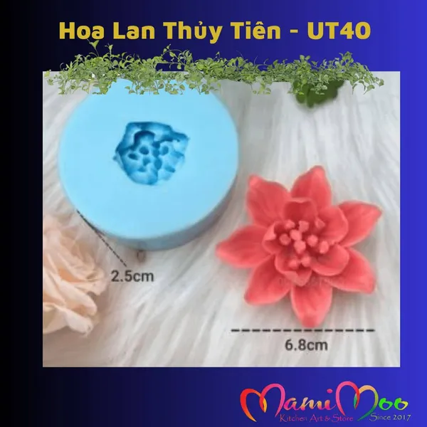 Khuôn Silicon Hoa Lan Thủy Tiên - UT40