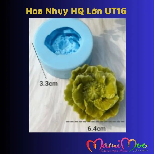 Khuôn Silicon Hoa Nhụy HQ Lớn - UT16