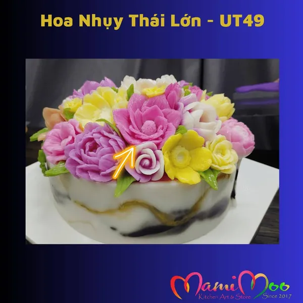 Khuôn Silicon Hoa Nhụy Thái Lớn - UT49