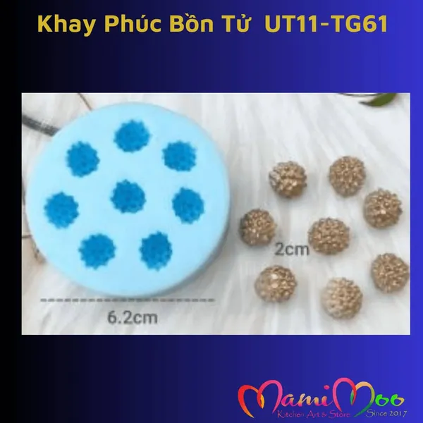 Vỉ Khuôn Silicon Phúc Bồn Tử - UT11