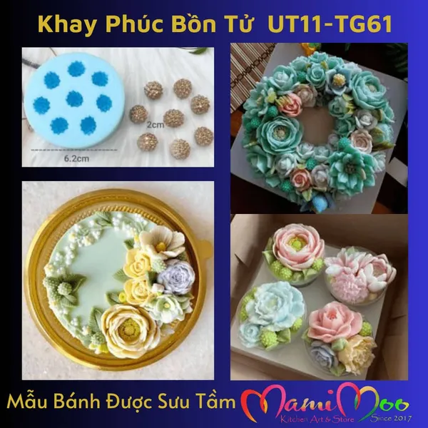 Vỉ Khuôn Silicon Phúc Bồn Tử - UT11