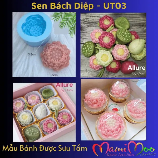 Khuôn Silicon Sen Đóa UT03