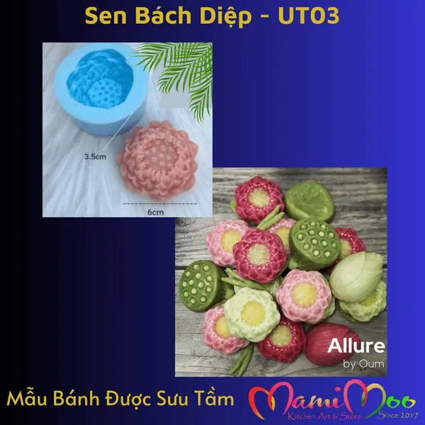 Khuôn Silicon Sen Đóa UT03