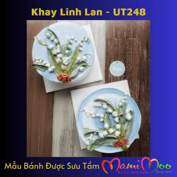 Khuôn Silicon Khay Linh Lan - UT248