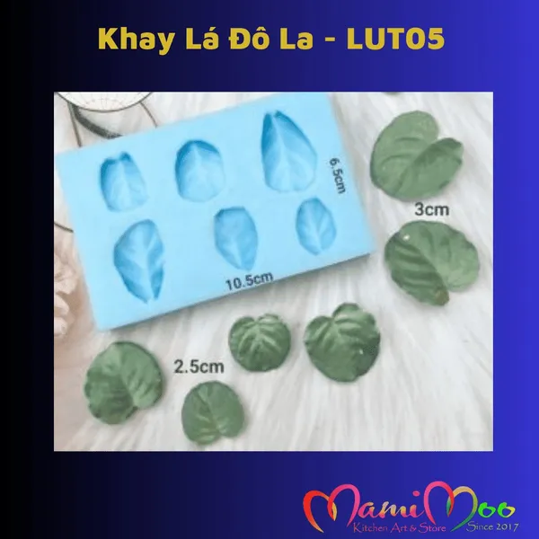 Khuôn Silicon Vỉ Lá Đô La - LUT05