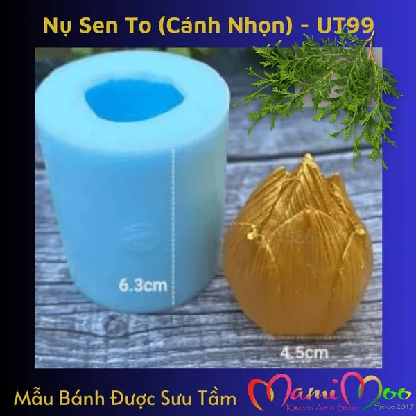 Khuôn Silicon Búp Sen To - UT99