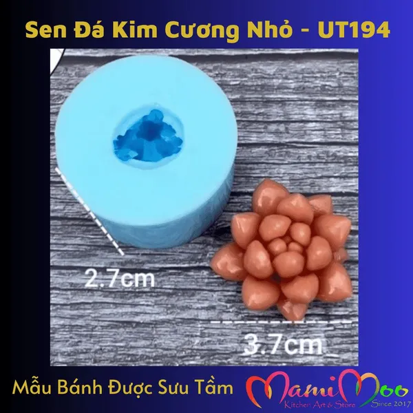 Khuôn Silicon Sen Đá Kim Cương Nhỏ - UT194